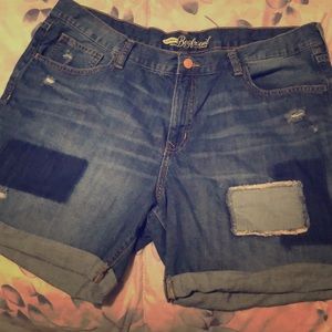 Distressed 5” shorts